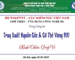 Ứng dụng công nghệ BG cho Truy xuất nguồn gốc & Gỡ thẻ vàng IUU ngành Thủy sản Việt Nam